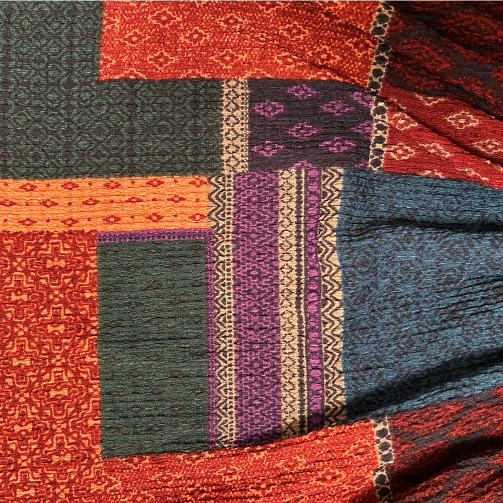 EARTHBOUND Patchwork Multi-Color Dress - Picture 5 of 5